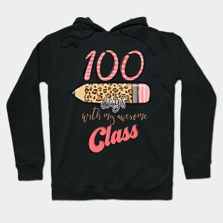 Colorful 100th Day Of School For Teacher Hoodie